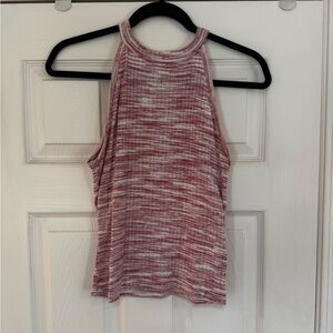 Arizona Jean Company Red Ribbed Tank Top